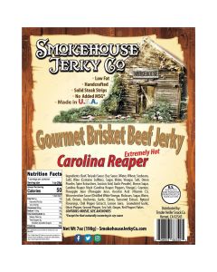 THS608603-663495 image(0) - Tender Heifer Snack Co. Carolina Reaper Beef Jerky 7  Ounce - Beef Jerky