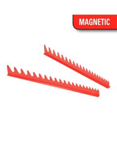Ernst Mfg. 20 Tool Wrench Rail Set  w/ Magnetic Backing - Red