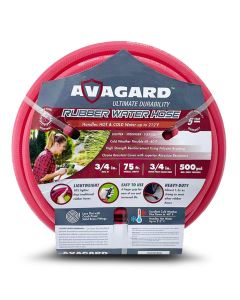 BluBird Avagard Rubber Water Hose Assembly 3/4" x 75'