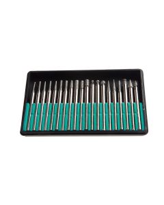 Forney Industries Diamond Point Set with 1/8 in Shank, 20-Piece