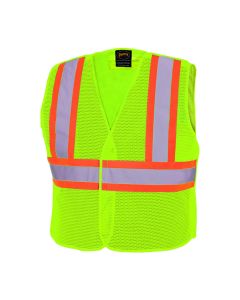 Pioneer Pioneer - Tear Away Mesh Safety Vest - Hi-Vis Yellow/Green - Size 2XL/3XL