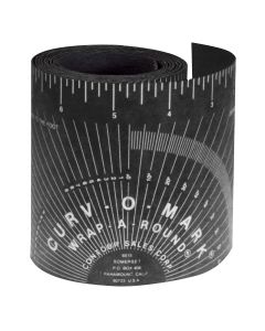 SRW14753 image(0) - Curvo-O-Mark by Jackson Safety Curv-O-Mark by Jackson Safety - Large Wrap-A-Round Pipe Ruler - Black