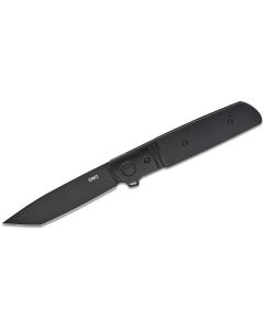 CRK5720K image(0) - CRKT (Columbia River Knife) Bamboozled Assisted Opening Tanto Blade EDC Pocket Knife - Black