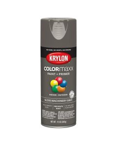 DUP5599 image(0) - Krylon Gloss Machinery Gray 12 oz.