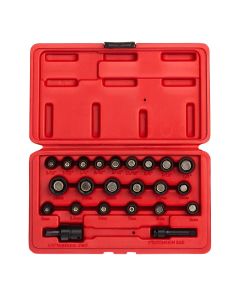 SUN1818 image(0) - SUNEX IMPACT SOCKET SET 1/4 DR. 23PC MASTER MAGNETIC