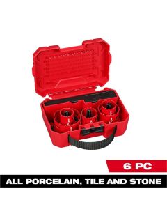 MLW49-56-5730 image(0) - Milwaukee Tool  Diamond Max Hole Saw Bit Set - 6PC