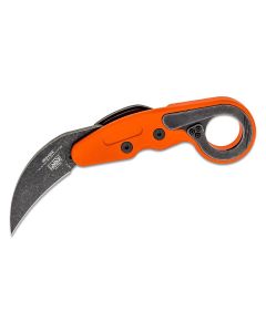 CRK4041O image(0) - CRKT (Columbia River Knife) Provoke Grivory Folding Tactical Knife Morphing Karambit - Color Orange
