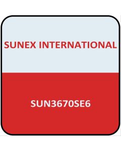 SUN3670SE6 image(0) - Sunex 3/8" Dr. External Star Impact Socket E11