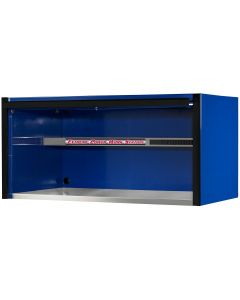 EXTEX5501HCQBLBK image(0) - Extreme Tools EXQ Series 55in W x 30in D Professional Extreme Power Workstation Hutch  Blue w Black Handle