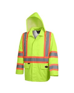 SRWV1081360U-4XL image(0) - Pioneer Pioneer - Hi-Vis Safety Rainwear Jacket - Yellow/Green - Size 4XL