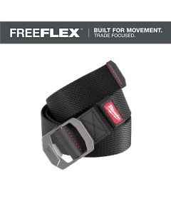 MLWM760B-XL image(0) - Milwaukee Tool FREEFLEX Nylon Webbing 1.5 Inch Belt - Black - Extra Large