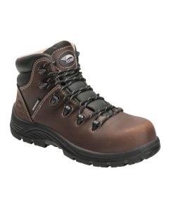 FSIA7126-7.5M image(0) - Avenger Framer Series - Women's High Top Work Boots - Composite Toe - IC|EH|SR|PR - Brown/Black - Size: 7.5M