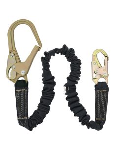 SRWV8109526 image(0) - PeakWorks PeakWorks - Welder's Shock Absorbing Lanyard - Kevlar W/ POY Core - Single Leg - Weight Capacity 130 to 310 Lbs - 6'