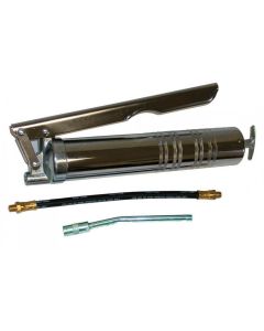 Zeeline by Milton Lever - Grease Gun Rubber Grip Zinc - Plated w/ Hose