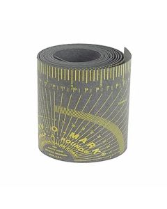SRW14764 image(0) - Curvo-O-Mark by Jackson Safety Curv-O-Mark by Jackson Safety - Large Wrap-A-Round Pipe Ruler - Gray
