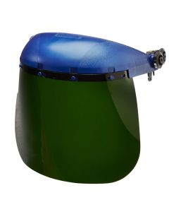 Sellstrom Sellstrom- Face Shield - 390 Series - 8" x 12" x 0.040" Window - Shade 5 IR - Universal Hard Hat Slot Adaptor Headgear - Single Crown