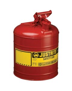 Justrite Mfg. Co. 5 Gal/19L Safety Can, Red
