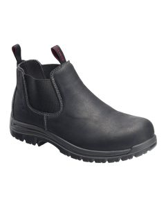 Avenger Foreman Romeo Series - Men's Mid Top Slip-On Boots - Composite Toe - IC|EH|SR|PR - Black/Black - Size: 12W