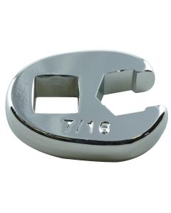 KTI22314 image(0) - K Tool International Wrench 7/16 Inch Flare Nut Crowfoot 6 Point 3/8 Drive