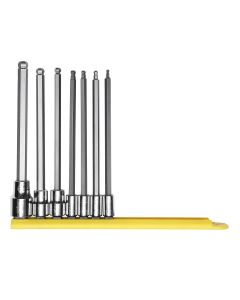 Mayhew Mayhew 7 PC Long SAE Ball Hex Insert Socket Bit Set