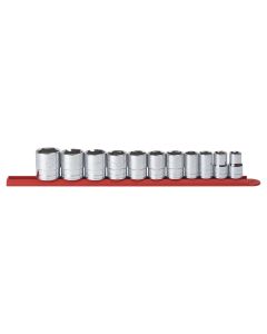 KDT80703 image(1) - GearWrench 11 Piece 1/2 Inch Drive 6 Point Standard SAE Socket Set