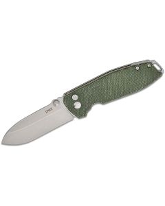 CRK2495GR image(0) - CRKT (Columbia River Knife) Squid XM Button Lock Folding EDC Pocket Knife - Green