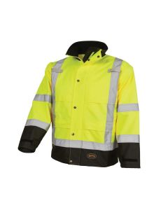 Pioneer Pioneer - Ripstop Waterproof Safety Jacket - Hi-Vis Yellow/Green - Size XL