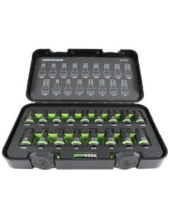 GETMIHC17S image(1) - Grip Edge Tools 17-PC Master 1/2" Dr Impact RPT Hex Driver Set