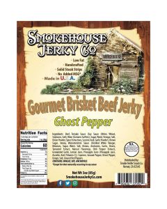 THS699430-370509 image(0) - Tender Heifer Snack Co. Ghost Pepper Brisket Beef Jerky - 3 oz