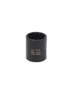 Sunex 3/8" Dr. 3/4" 12 Point Impact Socket