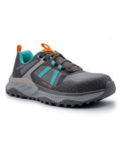 FSIA1251-6.5M image(0) - Avenger Work Boots AERO Trail - Women's  Low Top Shoe - Composite Toe - CT |EH |SR - Grey / Teal - Size: 6.5 - D - (Regular)