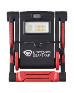 STL61523 image(1) - Streamlight BearTrap 360 Rechargeable Work Light with Rotating Body - Black/Red
