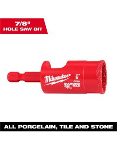 Milwaukee Tool  7/8 Inch Diamond Max Hole Saw Bit