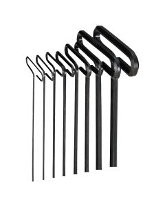 EKL35168 image(1) - Eklind Tool Company HEX KEY SET 8 PC T-HANDLE 6IN. METRIC 2-10MM