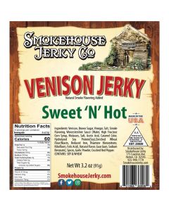 THS601968369989 image(0) - Tender Heifer Snack Co. Venison Sweet 'N' Hot