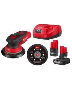 Milwaukee Tool Milwaukee Tool M12 FUEL 12V Lithium-Ion Brushless Cordless 6 Inch Random Orbital Sander 3/32 Inch Kit