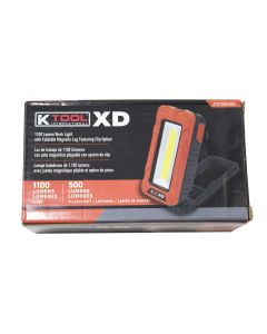 KTI73334XD image(6) - K Tool International Work Light 1100 Lumen w/Foldable Magnetic Leg Featuring Clip Option