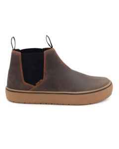 FSIAW7100-10.5D image(0) - Airwalk AIRWALK - VENICE - Men's Leather Chelsea Slip On - CT|EH|SF|SR - Buffalo Crazy Horse / Gum - Size: 10.5 - D - (Regular)