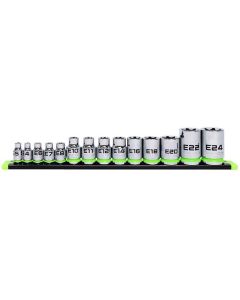 GETES14S image(1) - GripEdge RPT E-Star Socket Set - 14 Piece
