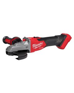 MLW2887-20 image(1) - Milwaukee Tool M18 FUEL 5" Flathead Braking Grinder, Slide Switch Lock-On