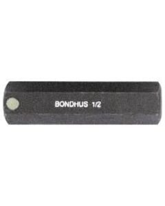 Bondhus Corp. Hex Bit w/1/2" Dr Skt 3/8"x6"