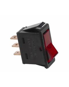 JTT2606J image(0) - The Best Connection 20 Amp 12V Blue Rocker Switch
