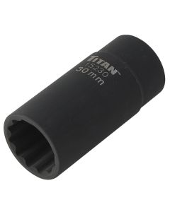 TIT15230 image(1) - TITAN 1/2" DR 12 POINT AXLE NUT SOCKET,