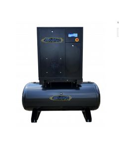 EMXERI010080 image(0) - Emax Compressor 10HP 3PH Industrial Rotary Screw Compressor-80 Gal Tank Mount