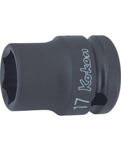 KKN14401M-18 image(0) - Ko-ken USA 14401M-18 1/2 Sq. Dr. Socket  18mm 6 point Length 38mm Thin walled
