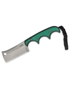 CRK2383 image(0) - CRKT (Columbia River Knife) Minimalist Cleaver Fixed Blade Outdoor Survival Knife - Green