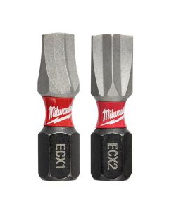MLW48-32-4440 image(1) - Milwaukee Tool SHOCKWAVE 1" 2PC Impact ECXCombo Kit