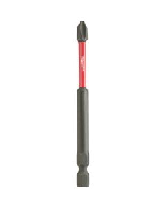 Milwaukee Tool SHOCKWAVE 3-1/2" Impact Phillips #2 Power Bits (25 Pk)