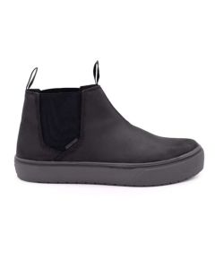 FSIAW7101-10EE image(0) - Airwalk AIRWALK - VENICE - Men's Leather Chelsea Slip On - CT|EH|SF|SR - Black / Forged Iron - Size: 10 - 2E - (Extra Wide)