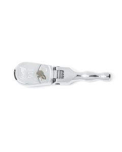 GearWrench 3/8 Inch Drive 90-Tooth Stubby Flex Head Teardrop Ratchet 5 Inch
